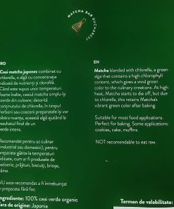 Alternative view of Ceai Matcha Culinar  40g -  Chlorella