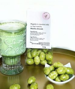 Alternative view of Migdale în ciocolată albă cu Matcha 150 g