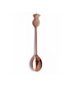 Linguriță metalică rosegold Rawnice - Ananas 15 cm