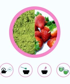 Alternative view of Ceai Matcha Premium cu Căpșuni, 100% natural - 100 g