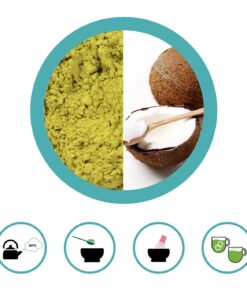 Alternative view of Ceai Matcha Premium cu Cocos, 100% natural - 100 g